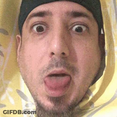 A Close Up Of A Man Making A Funny Face GIF