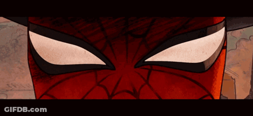 A Close Up Of A Man 'S Eyes With A Cloudy Background GIF