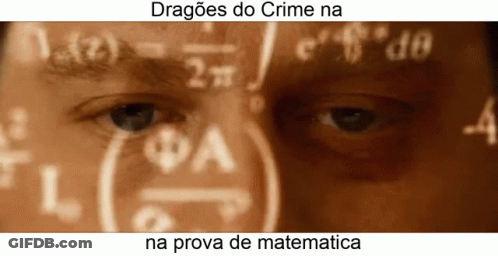 A Close Up Of A Man 'S Eyes With Mathematical Equations Written On His Face . GIF