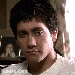 A Close Up Of A Man 'S Face In A White Shirt GIF
