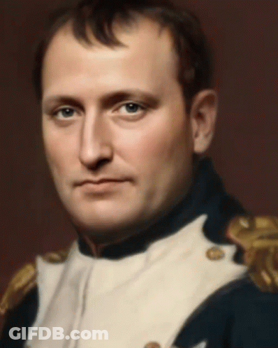 A Close Up Of A Man 'S Face Wearing A Uniform GIF