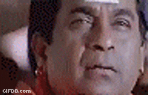 A Close Up Of A Man 'S Face With A Bandage On It . GIF