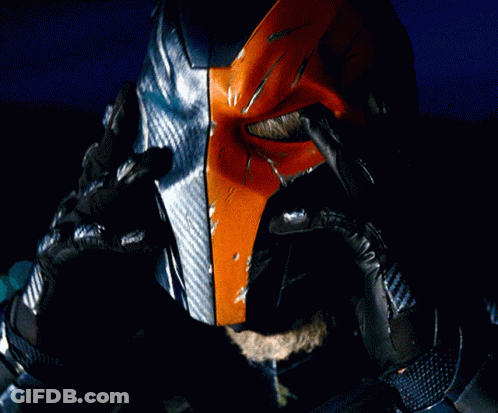 A Close Up Of A Man 'S Face With A Beard And A Black Headband That Says ' Armour ' GIF