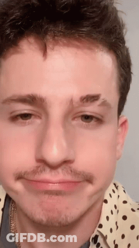 A Close Up Of A Man 'S Face With A Beard GIF