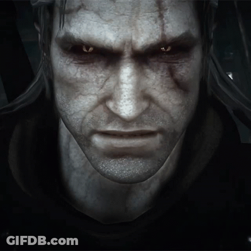 A Close Up Of A Man 'S Face With A Black Eye GIF