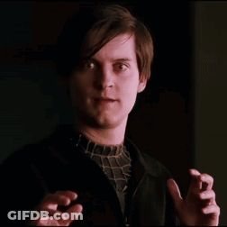 A Close Up Of A Man 'S Face With A Black Jacket On GIF