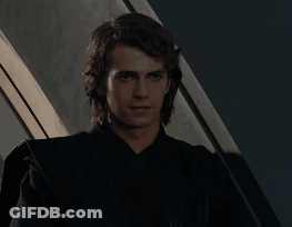 A Close Up Of A Man 'S Face With A Blue Background GIF