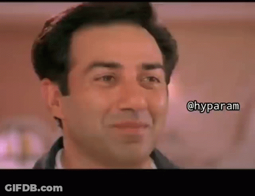 A Close Up Of A Man 'S Face With A Caption That Says @Hyparam GIF
