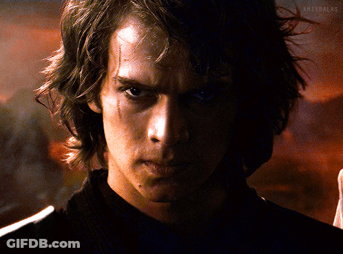 A Close Up Of A Man 'S Face With A Dark Background And A Watermark That Says ' Unanswerable ' On It GIF