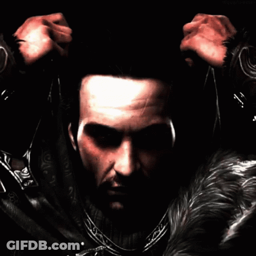 Close Up Of Man's Face Saying Apocalypse GIF