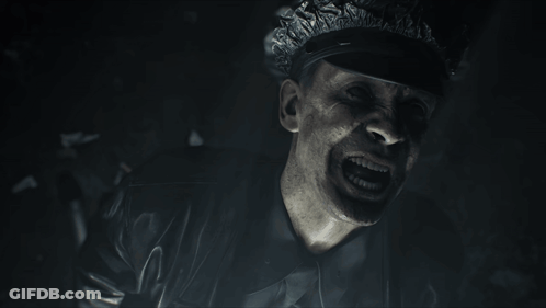 A Close Up Of A Man 'S Face With A Hat That Says ' A ' On It GIF