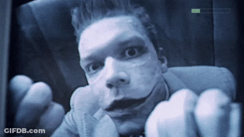 A Close Up Of A Man 'S Face With A Loading Bar Visible GIF