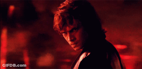 A Close Up Of A Man 'S Face With A Red Background GIF