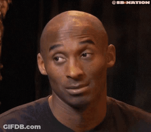 A Close Up Of A Man 'S Face With A Sb Nation Logo In The Background GIF
