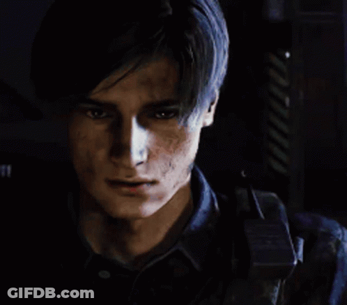 A Close Up Of A Man 'S Face With A Scar On His Face GIF