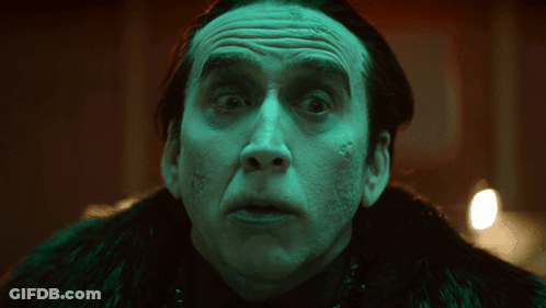 A Close Up Of A Man 'S Face With A Scar On His Face GIF