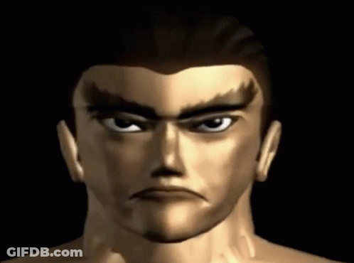 A Close Up Of A Man 'S Face With A Serious Expression GIF