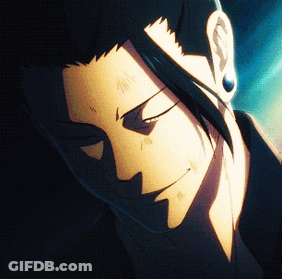 A Close Up Of A Man 'S Face With A Shadow On His Face GIF