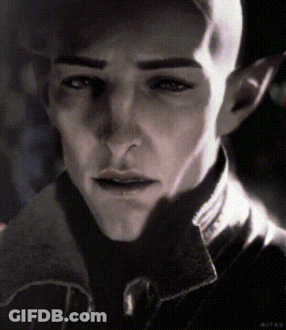 A Close Up Of A Man 'S Face With A Shadow On It . GIF