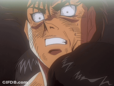 A Close Up Of A Man 'S Face With A Shocked Expression GIF