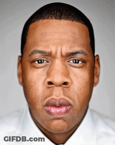 A Close Up Of A Man 'S Face With A Slight Wrinkle On His Forehead GIF