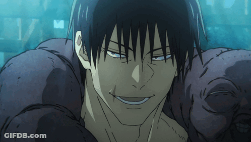 A Close Up Of A Man 'S Face With A Smile GIF