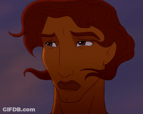 A Close Up Of A Man 'S Face With A Tear Running Down His Cheek GIF