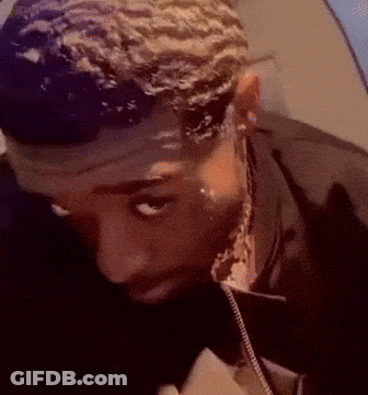 A Close Up Of A Man 'S Face With A Tear Running Down His Face GIF