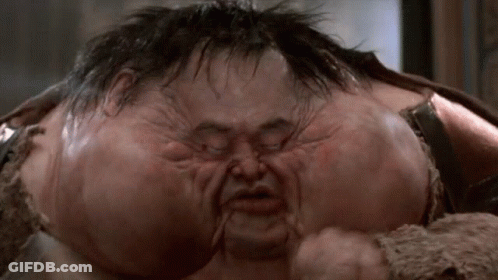 A Close Up Of A Man 'S Face With A Very Large Nose GIF