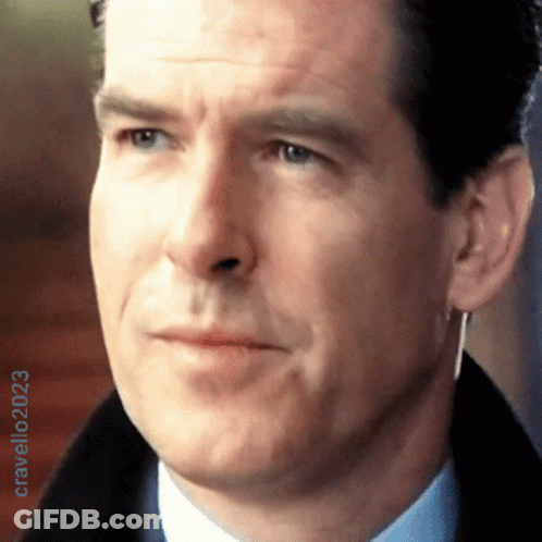 A Close Up Of A Man 'S Face With A Watermark Of Craven1023 GIF