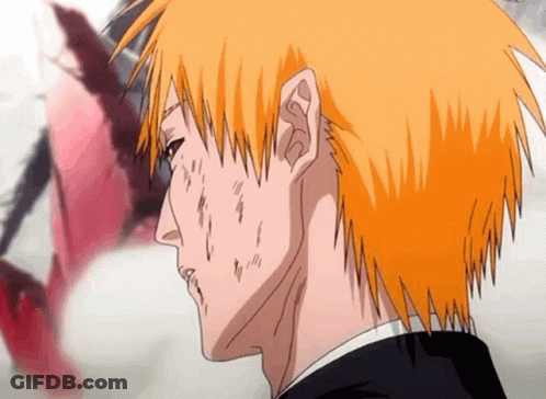 A Close Up Of A Man 'S Face With Blood Coming Out Of His Mouth . GIF