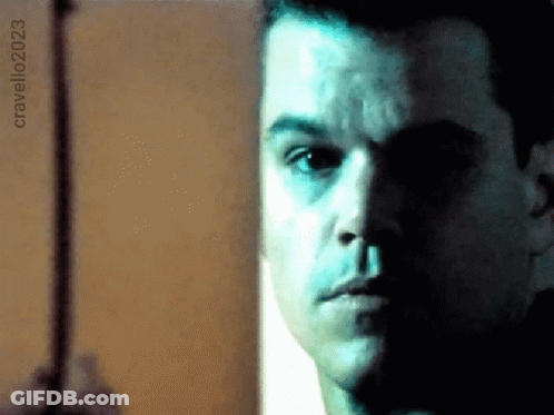 A Close Up Of A Man 'S Face With Cravello2023 Written Below It GIF