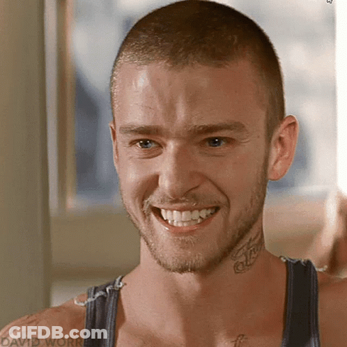 A Close Up Of A Man 'S Face With David Worrell Written On The Bottom Right GIF