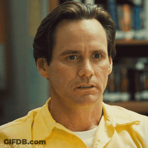 A Close Up Of A Man 'S Face With David Worren Written On The Bottom Right GIF