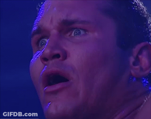A Close Up Of A Man 'S Face With Half Of It Covered In Frosting GIF