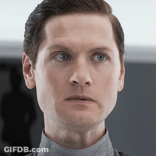 Close Up Of Man's Face With Eyes Closed GIF