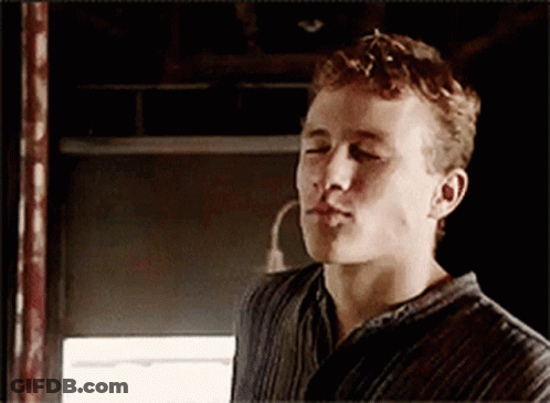 Close Up Of Man's Face With Eyes Closed GIF