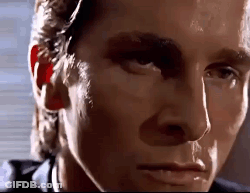 A Close Up Of A Man 'S Face With Sweat Coming Out Of His Nose And Ear . GIF