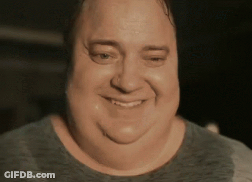 A Close Up Of A Man 'S Face With Sweat On His Face GIF