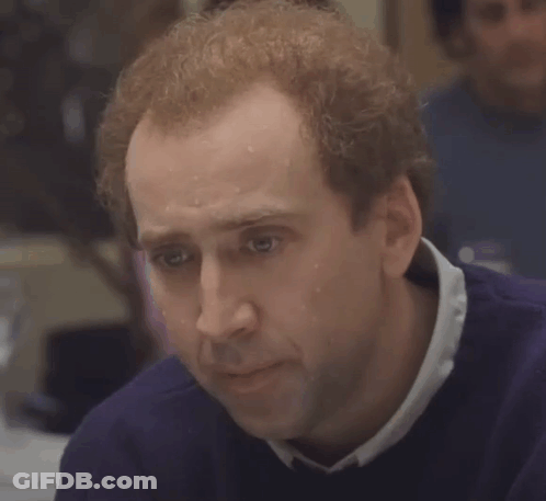 A Close Up Of A Man 'S Face With Sweat On It GIF