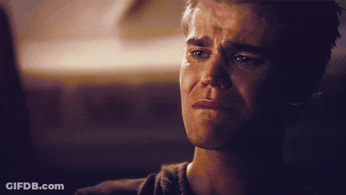 A Close Up Of A Man 'S Face With Tears Coming Out Of His Eyes GIF