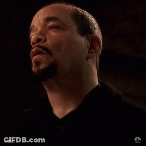 A Close Up Of A Man 'S Face With The Hashtag #Svu On The Bottom Right GIF