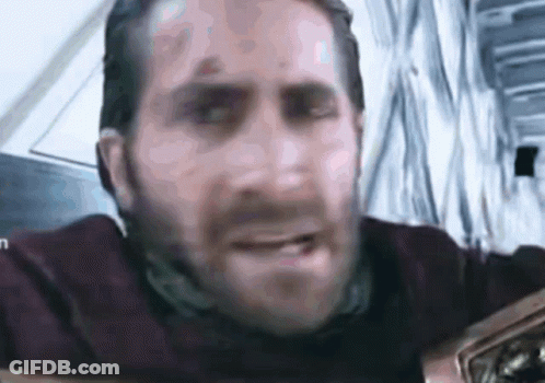 A Close Up Of A Man 'S Face With The Letter N On The Bottom GIF