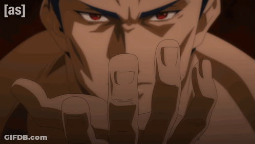 A Close Up Of A Man 'S Face With The Letters As Visible GIF