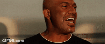 A Close Up Of A Man 'S Face With The Letters Ih Visible GIF