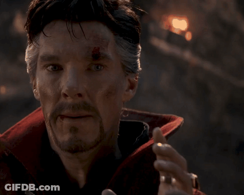 A Close Up Of A Man 'S Face With The Letters Rm Above Him GIF
