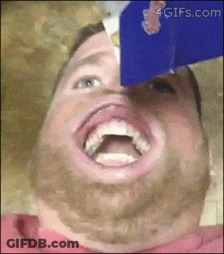 A Close Up Of A Man 'S Face With The Website 4Gifs.com In The Upper Right Corner GIF