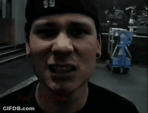 A Close Up Of A Man 'S Face With The Word Amsterdam On The Bottom GIF