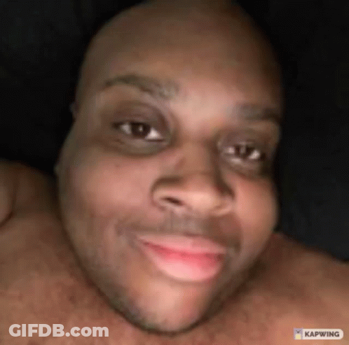 A Close Up Of A Man 'S Face With The Word Kapwing On The Bottom Right GIF