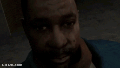 A Close Up Of A Man 'S Face With The Word Line Written On It GIF